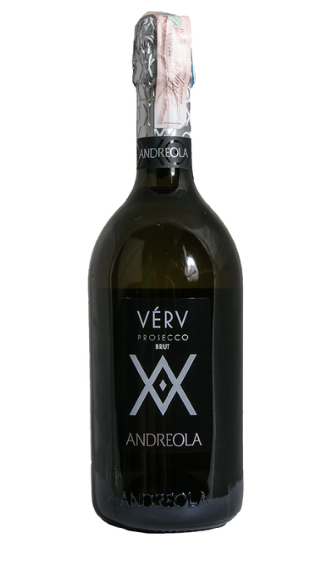 Вино ігристе Andreola Verv Prosecco Brut сухе біле 11% 0.75 л